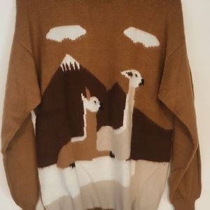 Alpaca  Sweater Size Unisex  Peruvian Design (ALPACA & BABY ALPACA)